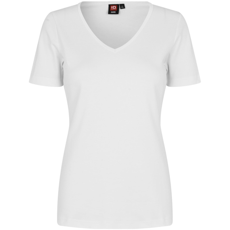 0506 Interlock T-shirt | V-neck | Women