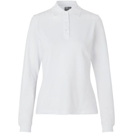 0545 Long-sleeved polo shirt | stretch | Women