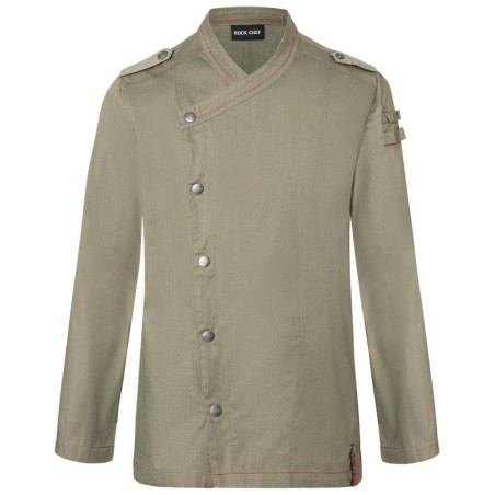 RCJM 21 LONG-SLEEVED MEN CHEF JACKET DENIM-STYLE