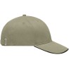 MB6541 Light Brushed Sandwich Cap