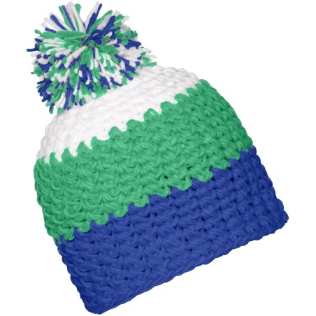 MB7940 Crocheted Cap with Pompon