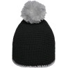 MB7964 Pompon Hat with Contrast Stripe