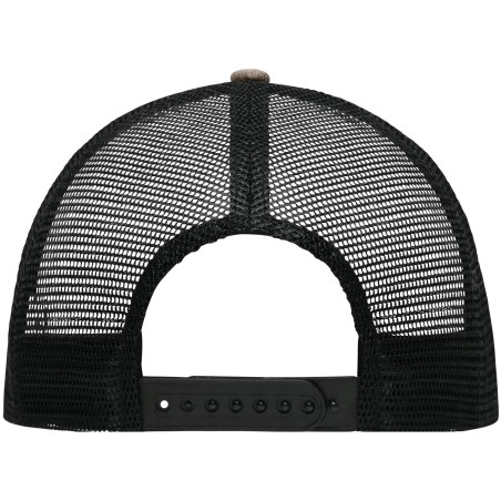 MB6244 6 Panel Mesh Cap Mélange