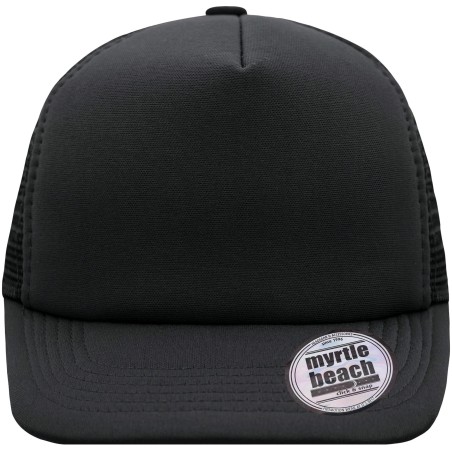 MB6508 5 Panel Flat Peak Cap