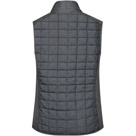 JN739 Ladies' Knitted Hybrid Vest