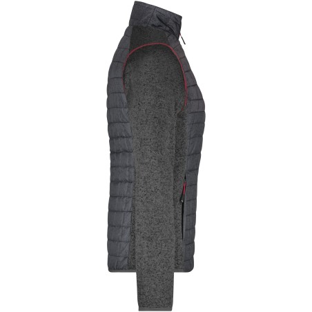 JN741 Ladies' Knitted Hybrid Jacket