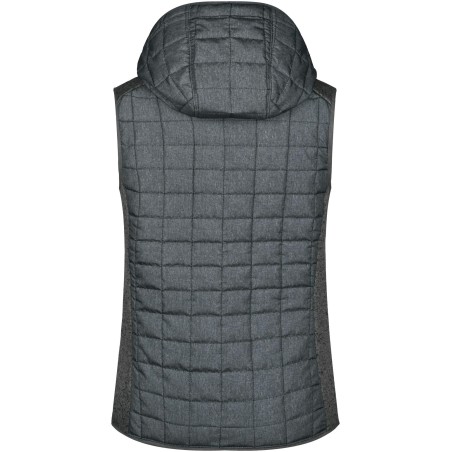 JN767 Ladies' Knitted Hybrid Vest